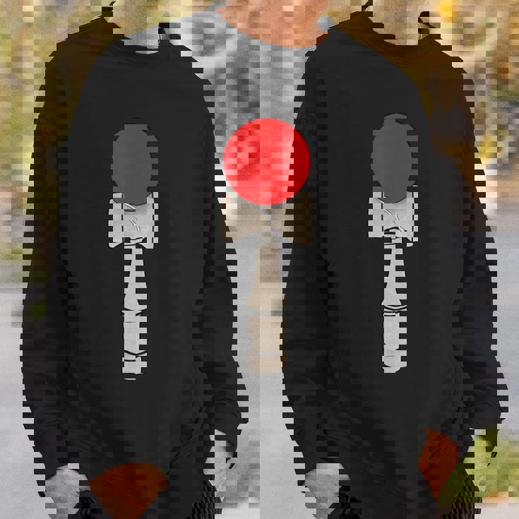 けん玉 日本製ボールとカップシャツ スウェットシャツ 彼への贈り物