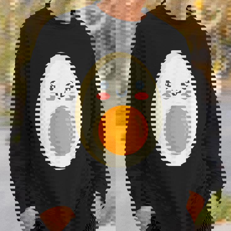 ゆで卵 朝食用卵 スウェットシャツ 彼への贈り物