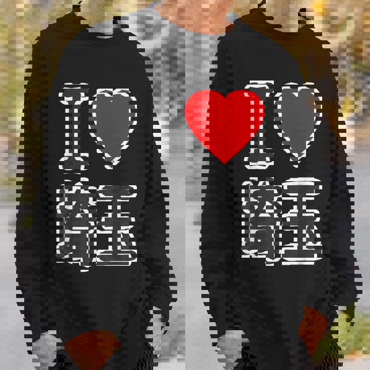 アイラブ・埼玉（I Love ハート）Big 大きな文字【47都道府県】Jimo-T ジモティ お土産 スウェットシャツ 彼への贈り物