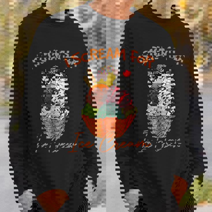 アイ・スクリーム・フォー・アイスクリーム スウェットシャツ 彼への贈り物