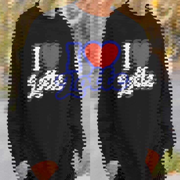 アイ・ラブ・ロッテ スウェットシャツ 彼への贈り物