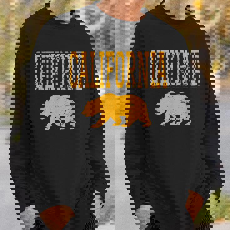 アンティーク調カリフォルニアゴールデンベア。 スウェットシャツ 彼への贈り物