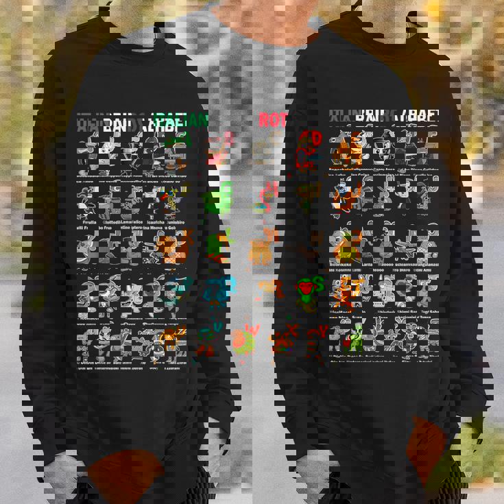 イタリアンブレインロットアルファベットキャラクター おもしろミーム スウェットシャツ 彼への贈り物