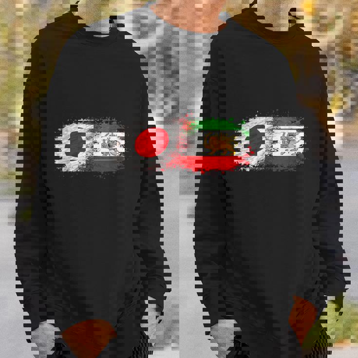 イランと日本一緒、半分日本人、半分イラン人 スウェットシャツ 彼への贈り物