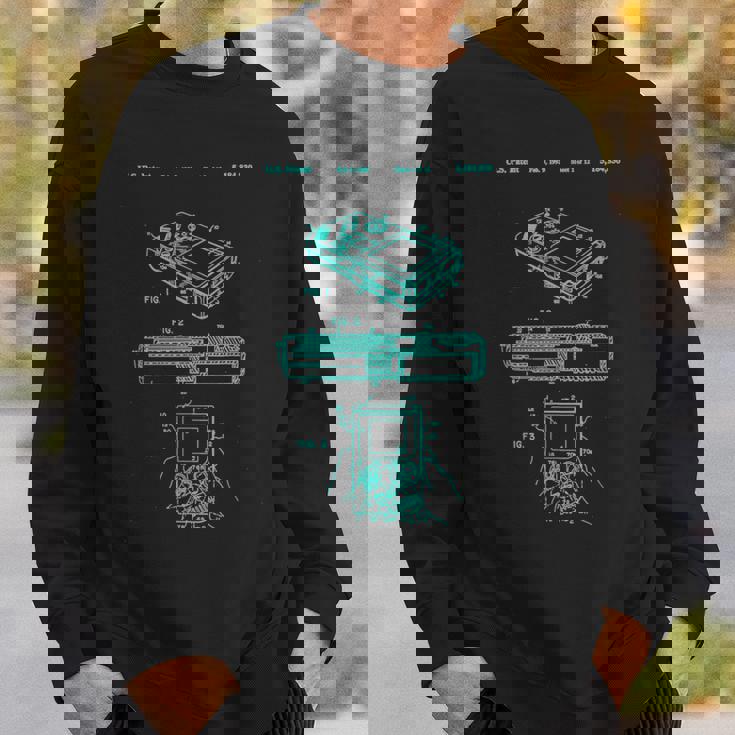 オタクレトロハンドヘルドビデオゲーム特許90年代ゲーマーオタク スウェットシャツ 彼への贈り物