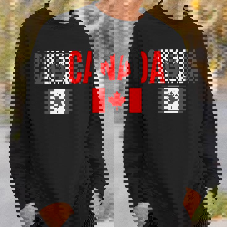 カナダ カナダの国旗 長袖tシャツ スウェットシャツ 彼への贈り物