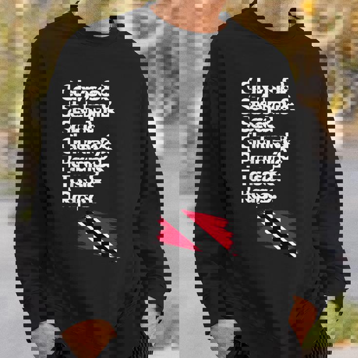 カリプソ スティールパン ソカ チャツネ パラン タッサ ラプソ トリニダード スウェットシャツ 彼への贈り物