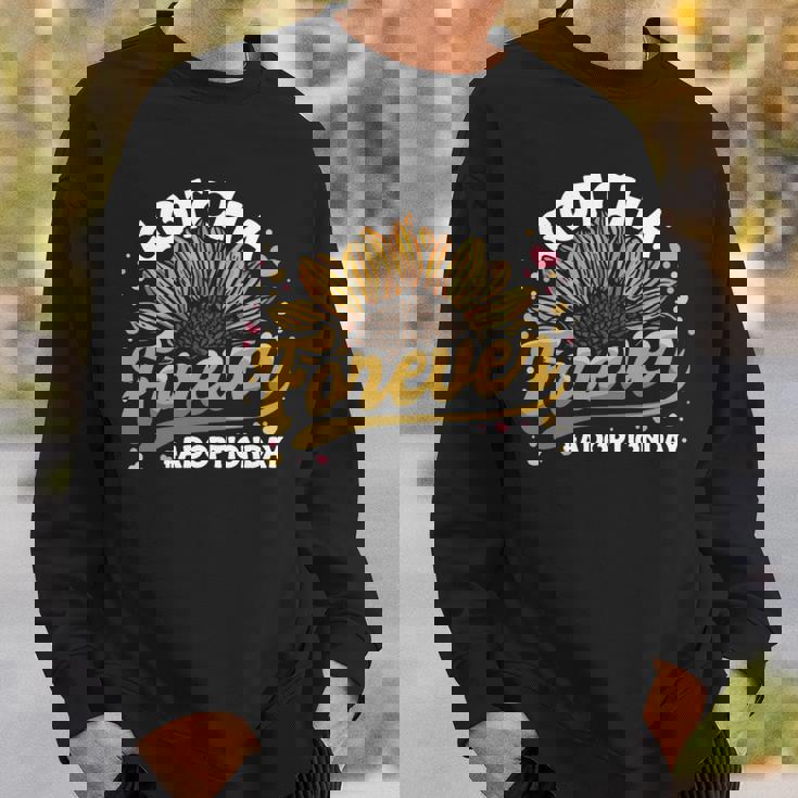 ガッチャ・フォーエバー採用のお知らせ ガッチャ・デー ひまわり 長袖tシャツ スウェットシャツ 彼への贈り物