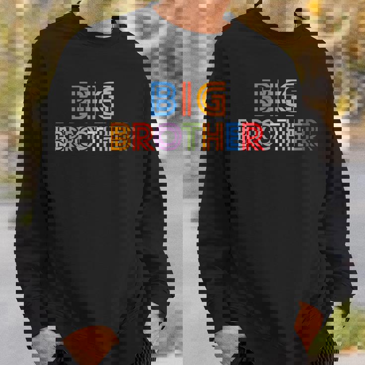 キッズ Big Brother Big Bro -Intage Retro Classic スウェットシャツ 彼への贈り物