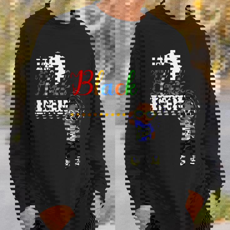 キッズ アイ・アム・ブラック・ヒストリー・シャツキッズガールズブラック・ヒストリー・マンス用 スウェットシャツ 彼への贈り物