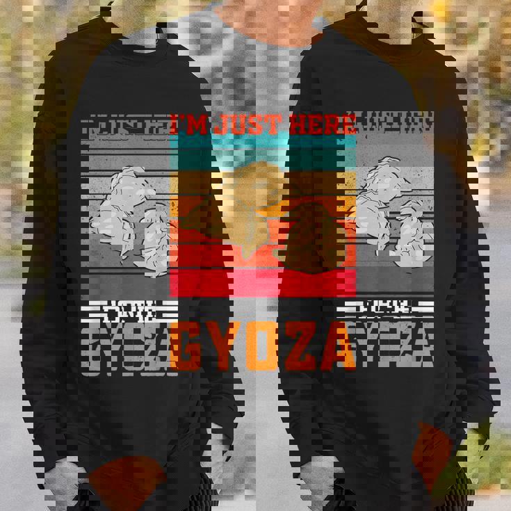 ギョーザが食べたくてたまらない、おもしろいレトロ中華餃子 スウェットシャツ 彼への贈り物