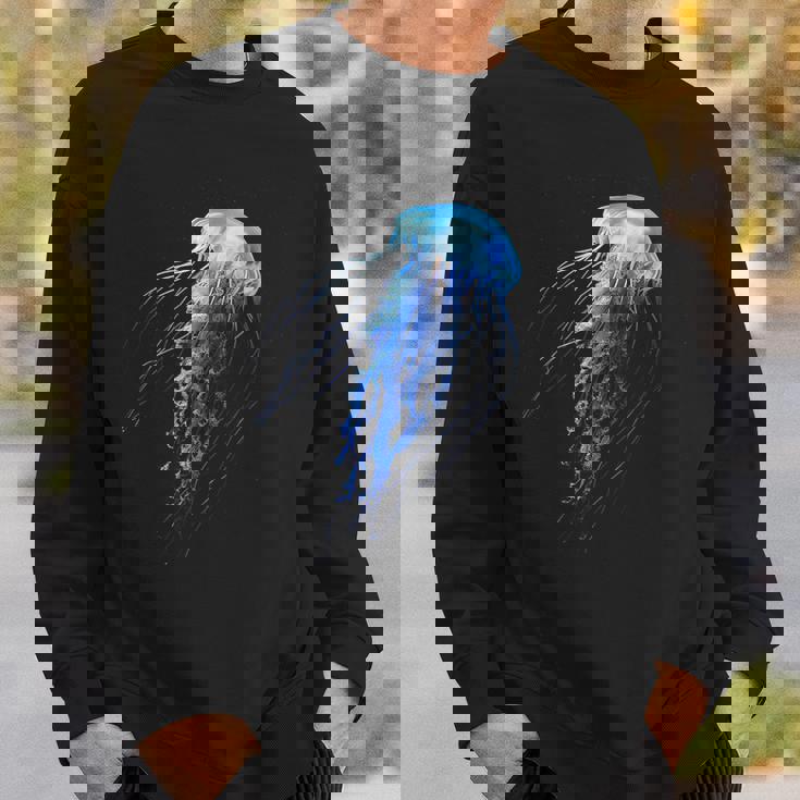 クラゲ 動物 動物園 アート クラゲ スウェットシャツ 彼への贈り物