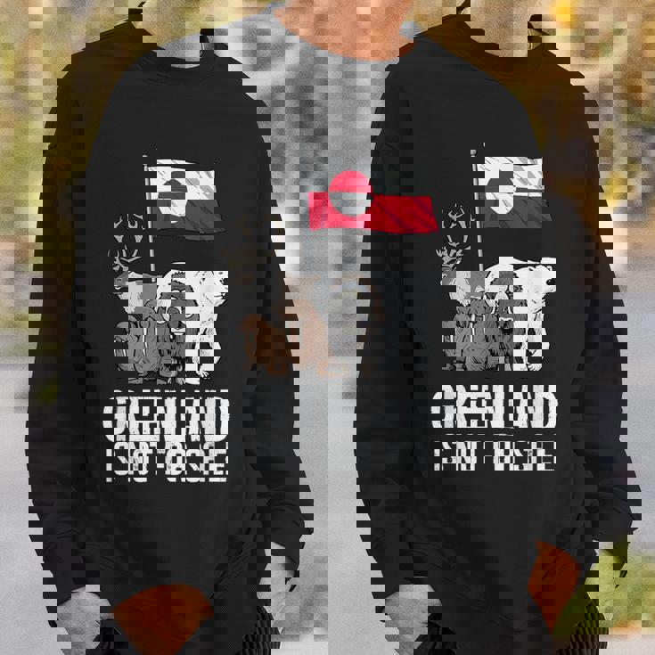 グリーンランド 非売品 グリーンランド 国旗 動物 グリーンランダー スウェットシャツ 彼への贈り物