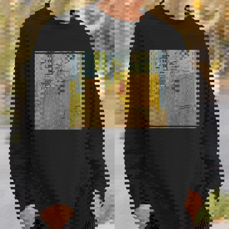 ゴッホ-アルルのベッドルーム スウェットシャツ 彼への贈り物