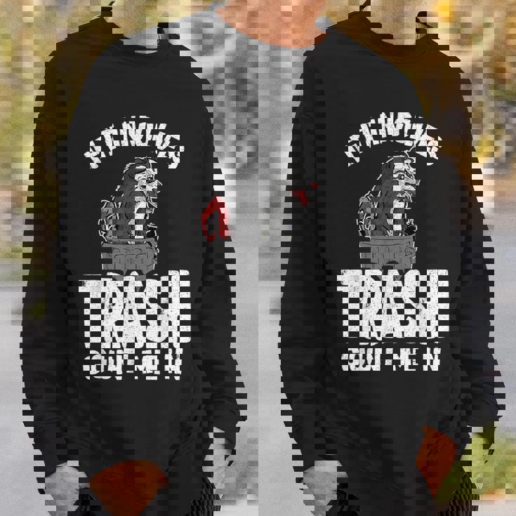 ゴミが関係するならオポッサムジョークでカウントしてくれポッサム スウェットシャツ 彼への贈り物