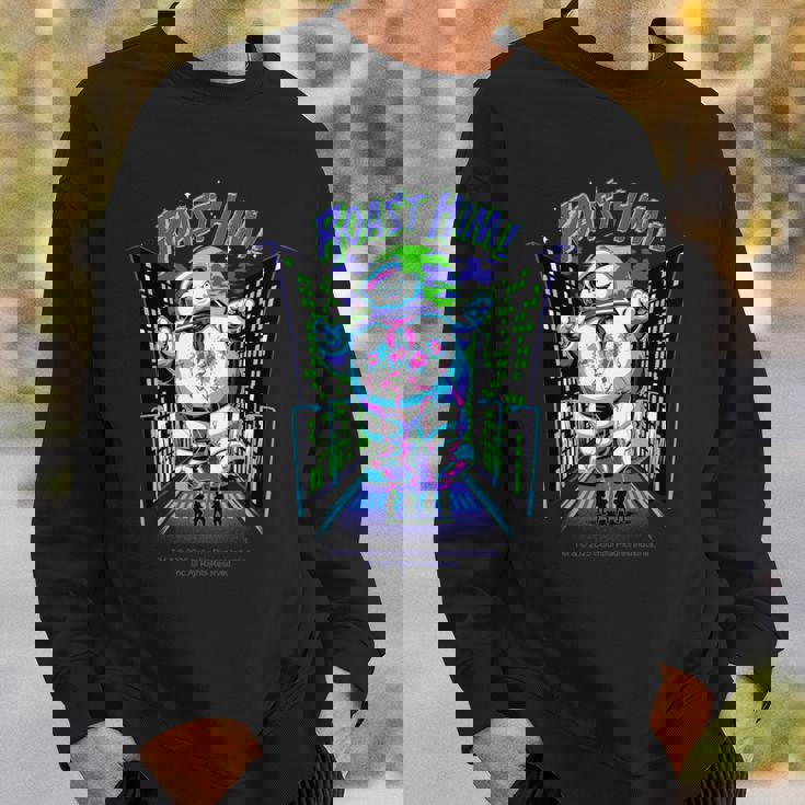 ゴーストバスターズ ハロウィンデザイン ローストヒムの楽しみ 長袖tシャツ スウェットシャツ 彼への贈り物