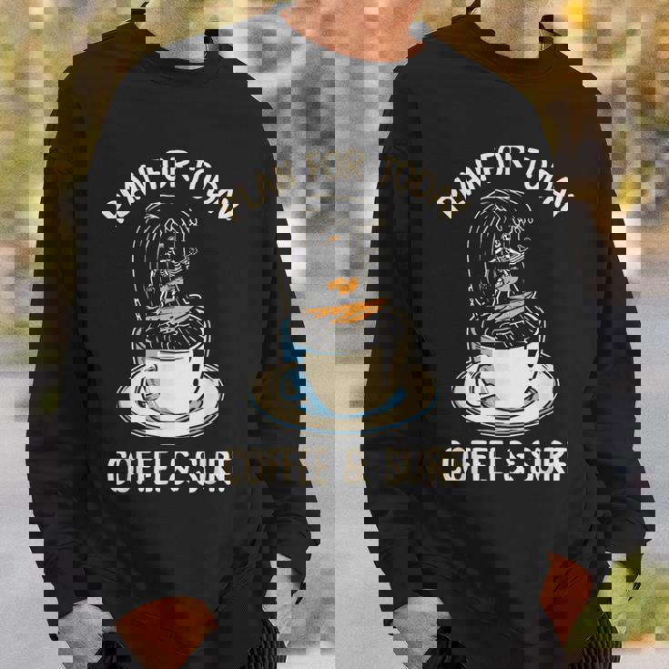 サーフィン スケルトン アパレル コーヒー サーフアパレル ハワイアンu スウェットシャツ 彼への贈り物