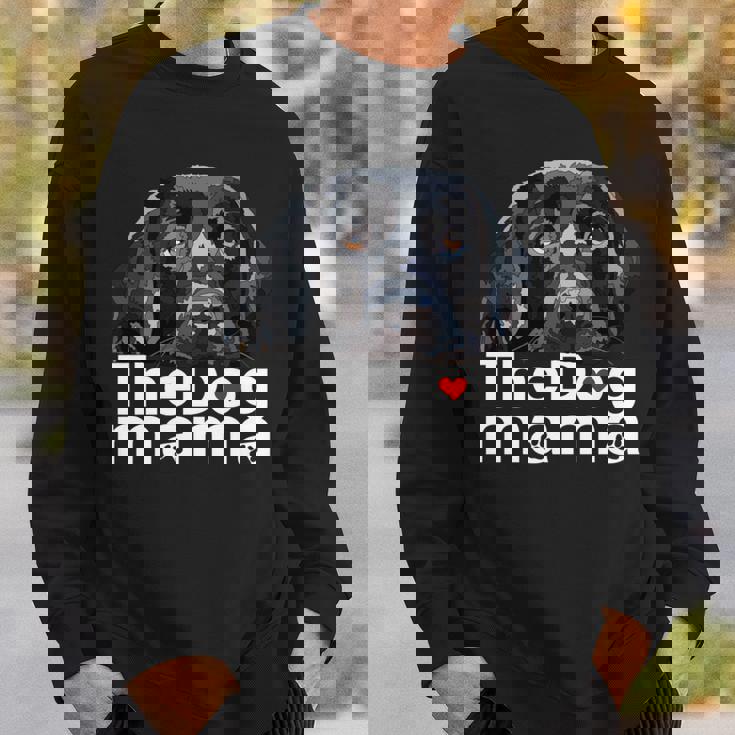 ザドッグママブラックラブラドールママレトリーバーマザードッグマミー 長袖tシャツ スウェットシャツ 彼への贈り物