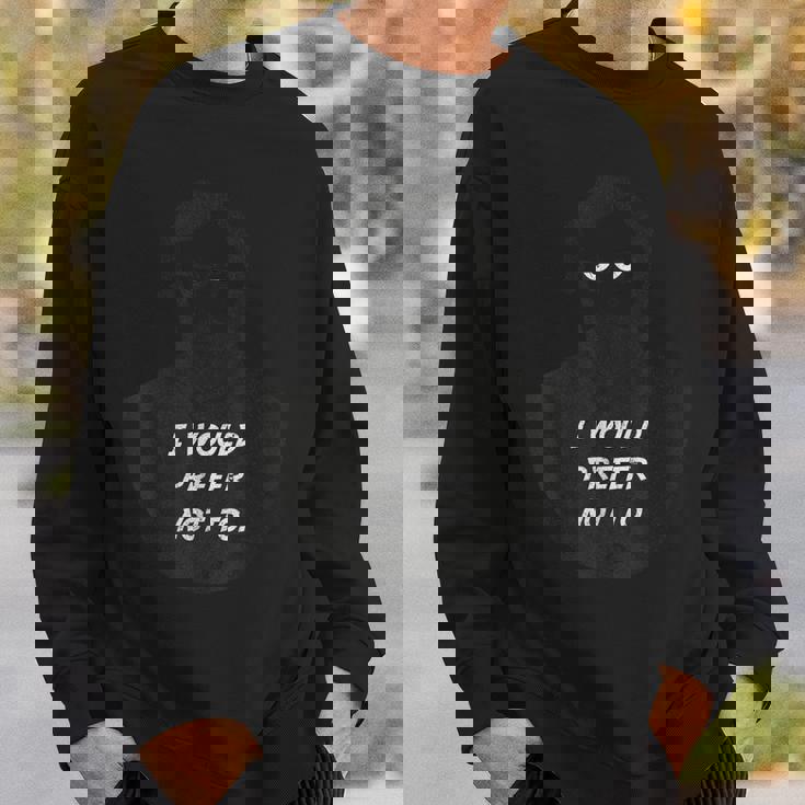 シャツは着たくない-ヴィンテージ・フィロソフィー・バートルビー スウェットシャツ 彼への贈り物