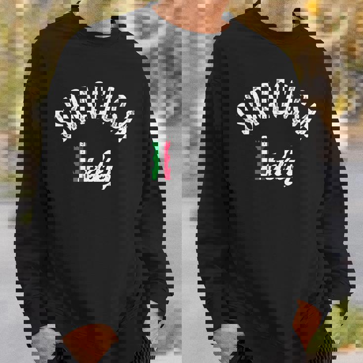 シラクサ シチリア バケーション お土産 レトロ シラクサ スウェットシャツ 彼への贈り物