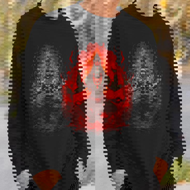 シヴァ神 破壊者 火の瞑想 ヒンドゥー教の神 ヒンドゥー教 スウェットシャツ 彼への贈り物