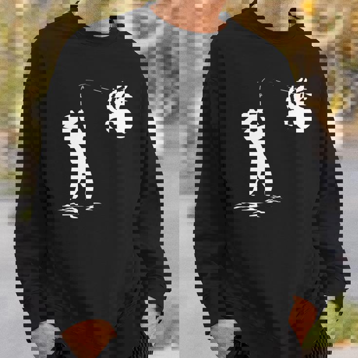 タコ釣り漁師 長袖tシャツ スウェットシャツ 彼への贈り物