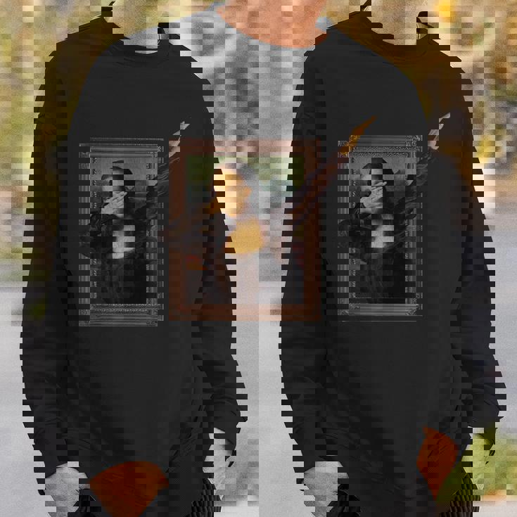 ダビング モナリザ 絵画 ラ・ジョコンダ スウェットシャツ 彼への贈り物