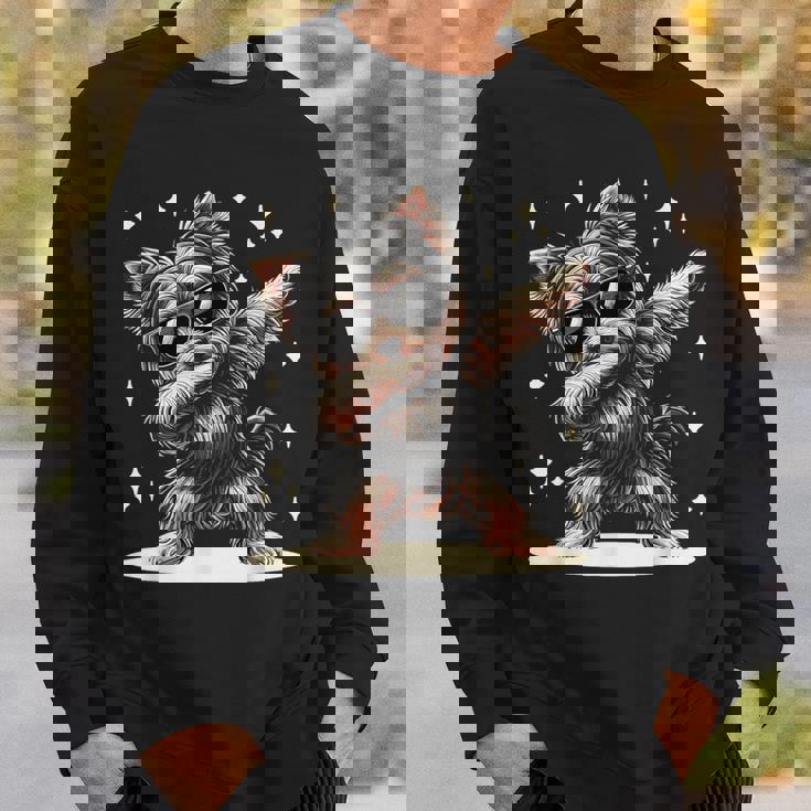 ダビング・ヨークシャー・テリア・ヨーキーズ・ヨーキー・ドッグ スウェットシャツ 彼への贈り物