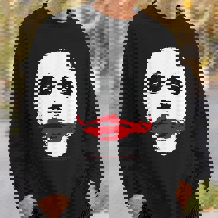 ダークナイトジョーカーの顔 ミニマリスト 象徴的なイメージ スウェットシャツ 彼への贈り物