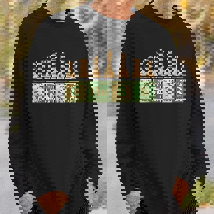 チェス駒 チェスの恋人 チェックメイト ヴィンテージ スウェットシャツ 彼への贈り物
