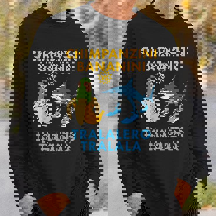 チンパンジーニ バナニーニs トララレロ トラララ 面白い 幼児向け スウェットシャツ 彼への贈り物