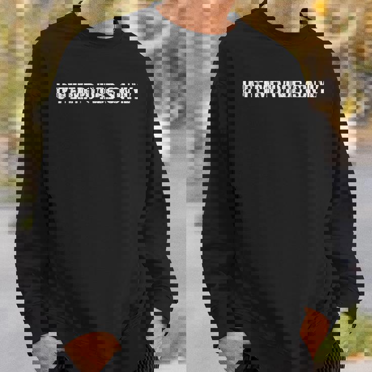 テクノ・ハードコア Uptempoibes ギャバー スピードコア スウェットシャツ 彼への贈り物