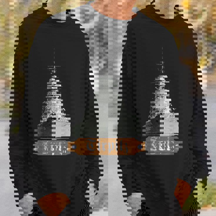 ドイツ戦艦ティルピッツ 第二次世界大戦海軍 スウェットシャツ 彼への贈り物