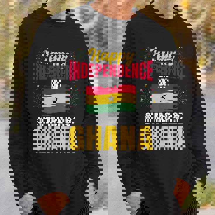 ハッピー独立記念日 ガーナ ガーナの歴史の誇り スウェットシャツ 彼への贈り物