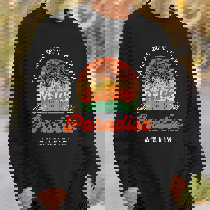 ハナレイ ベイ ハワイ カウアイ島 長袖tシャツ スウェットシャツ 彼への贈り物