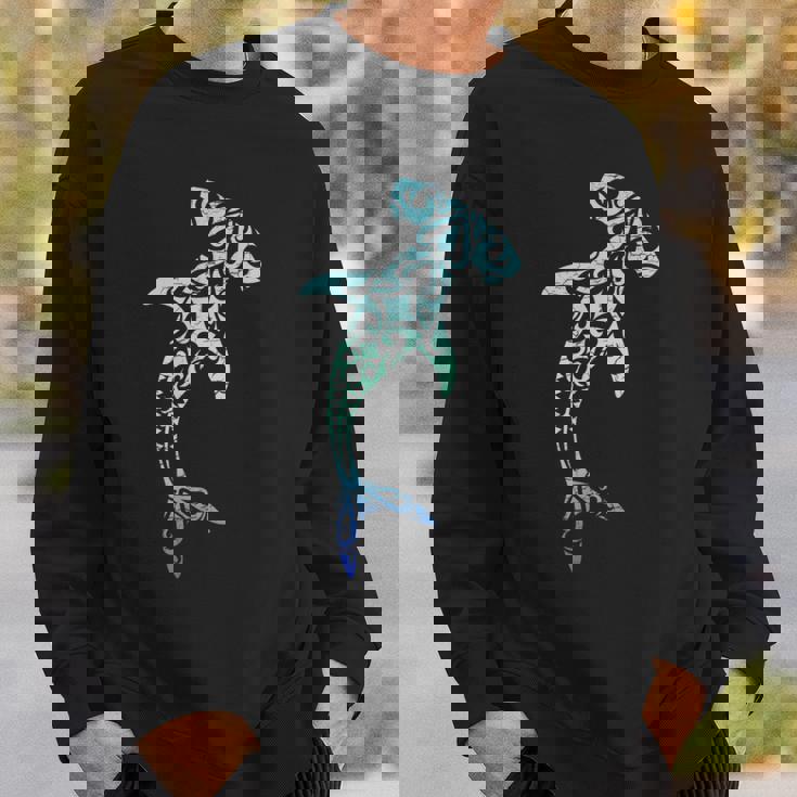 ハワイ ポリネシア トライバル シュモクザメ アロハステート スウェットシャツ 彼への贈り物