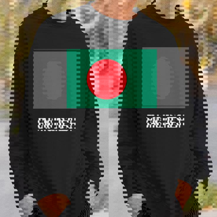 バングラデシュ バングラデシュ国旗 長袖tシャツ スウェットシャツ 彼への贈り物