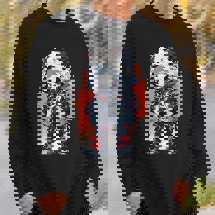 パンダ ストリート 都会 ヒーロー スウェットシャツ 彼への贈り物