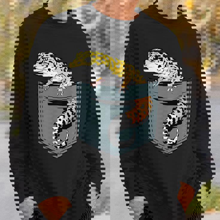 ヒョウ ヤモリ トカゲ 爬虫類 ヒョウ ヤモリ愛好家 スウェットシャツ 彼への贈り物