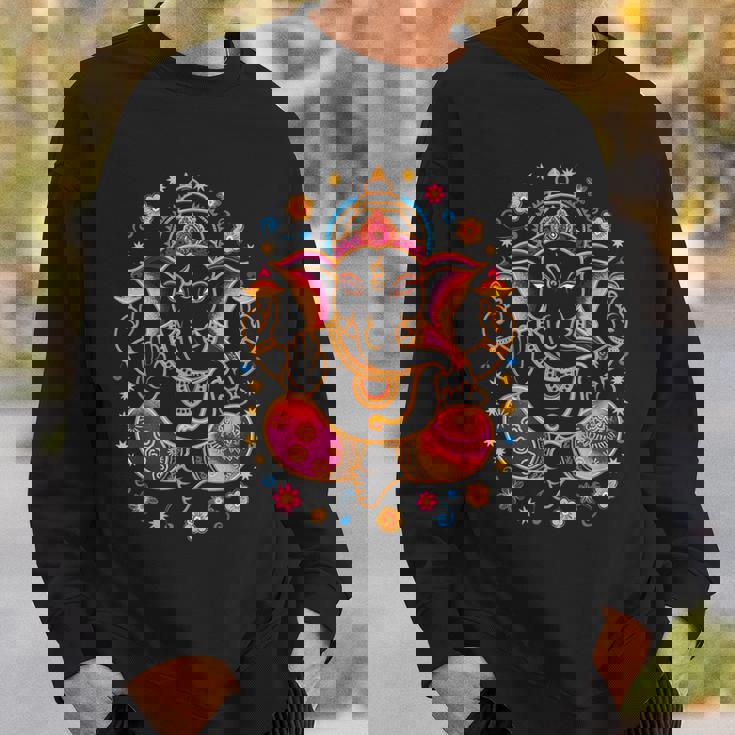 ヒンドゥー教 ガネーシャ プージャ 象 神 インド 瞑想 ヨガ ムルティ スウェットシャツ 彼への贈り物