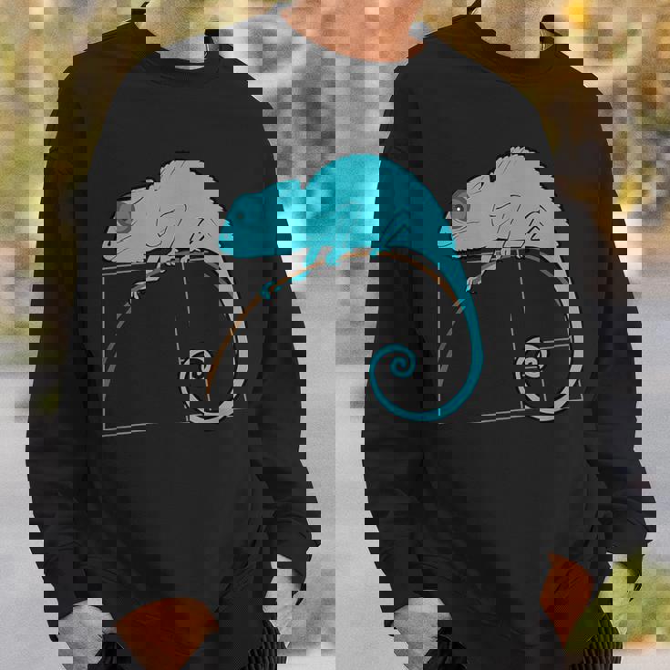 フィボナッチカメレオン黄金比 スウェットシャツ 彼への贈り物