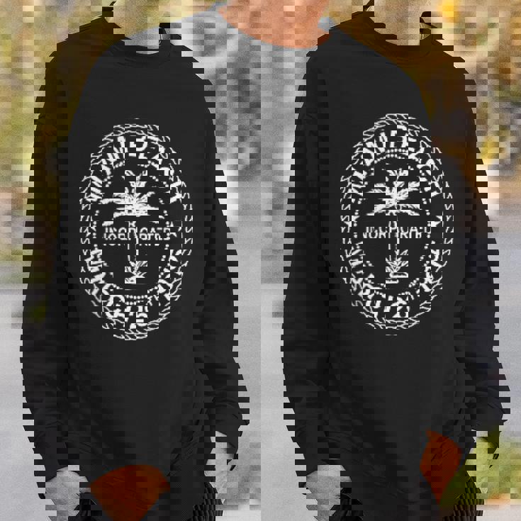 フロリダ州マイアミビーチフラッグシール。 スウェットシャツ 彼への贈り物