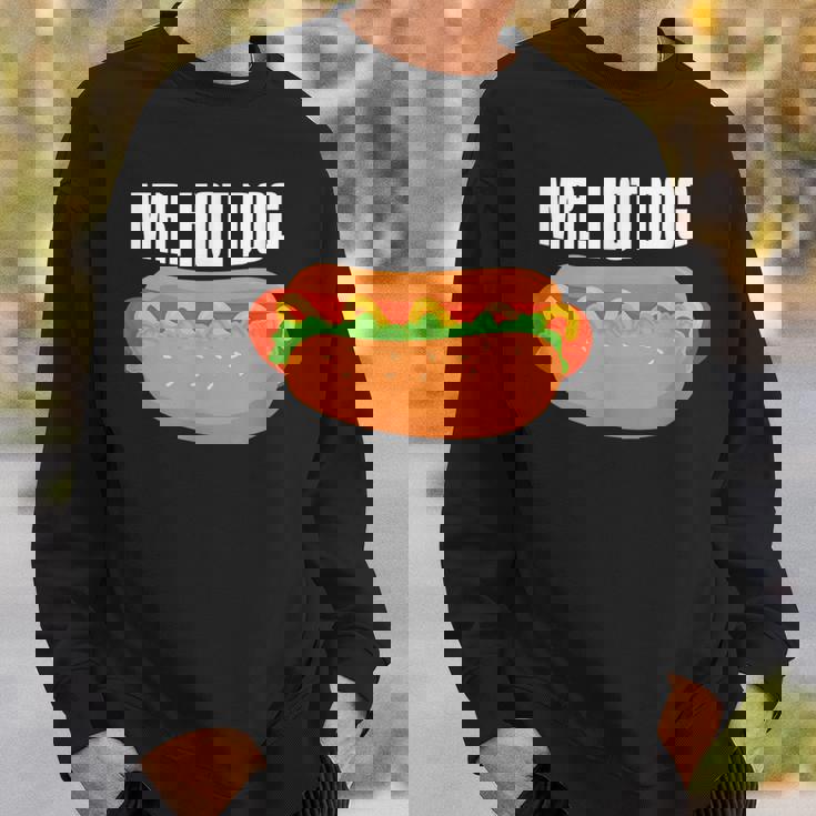 ホットドッグ ソーセージバン ミスターホットドッグ スウェットシャツ 彼への贈り物