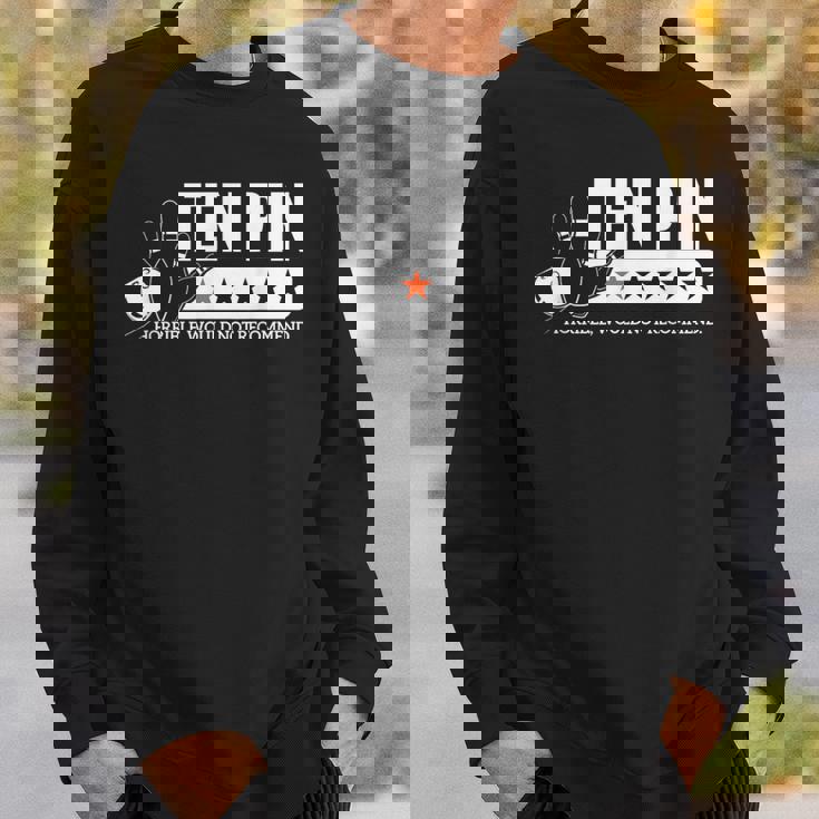 ボウラー メンズ レディース テンピン ワンスター 面白ボウリング スウェットシャツ 彼への贈り物