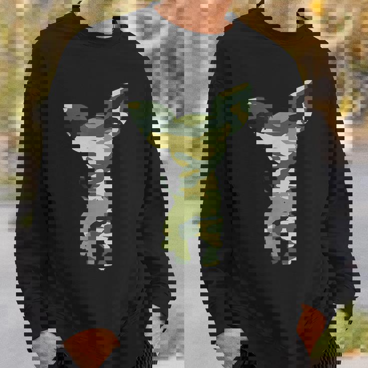 ミリタリー チワワ カモ メンズ プリント Us Dog Pup 退役軍人ギフト スウェットシャツ 彼への贈り物