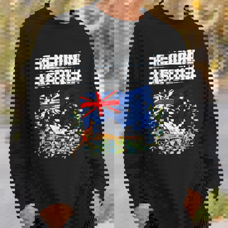 メルボルン オーストラリア お土産 オーストラリア国旗 カンガルーコアラ スウェットシャツ 彼への贈り物