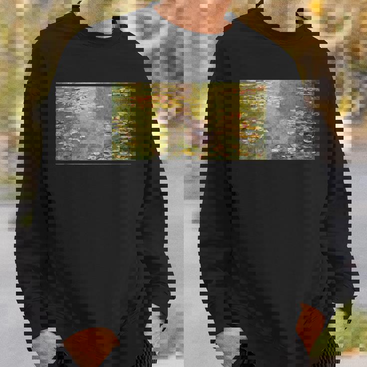 モネの睡蓮 スウェットシャツ 彼への贈り物