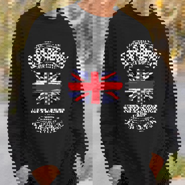 ユニオンジャック 英国の国旗 グレートブリテン ロンドン Union Jack 長袖tシャツ スウェットシャツ 彼への贈り物