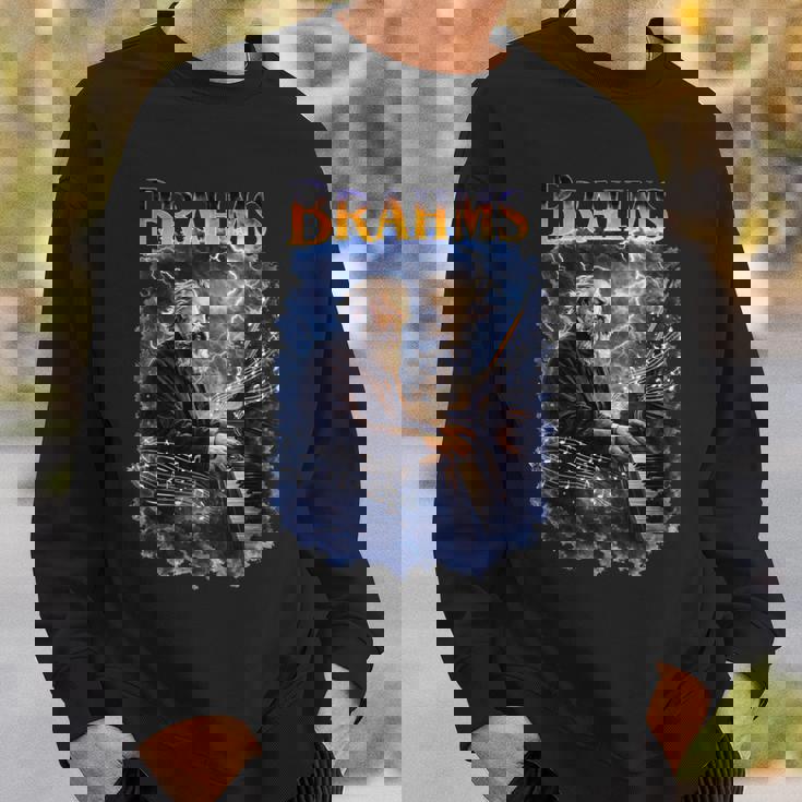 ヨハネス・ブラームス 作曲家 長袖tシャツ スウェットシャツ 彼への贈り物