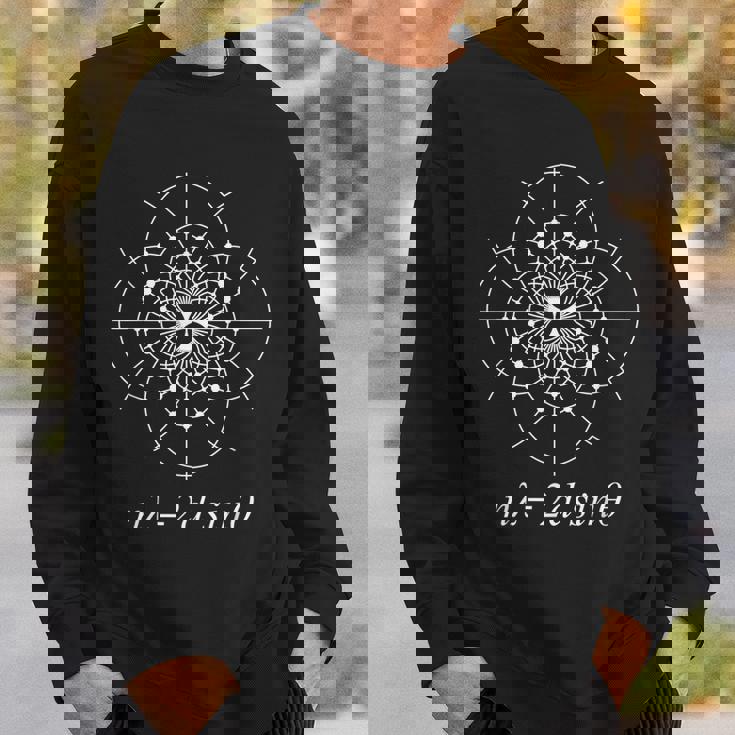 ラウエ回折ブラッグの法則x線結晶学 スウェットシャツ 彼への贈り物